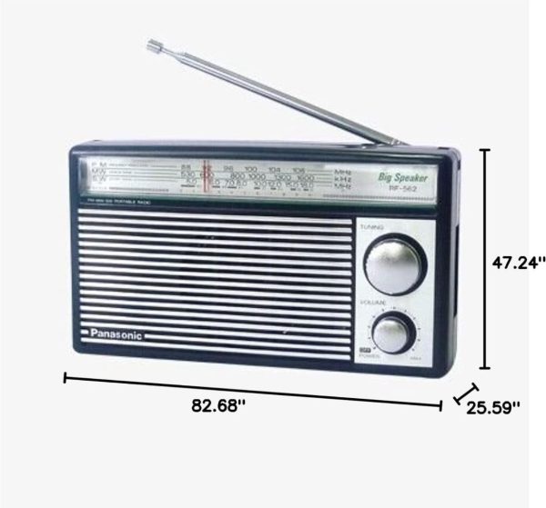 RADIO PANASONIC PORTABLE ANÁLOGO RF-562 - Imagen 2