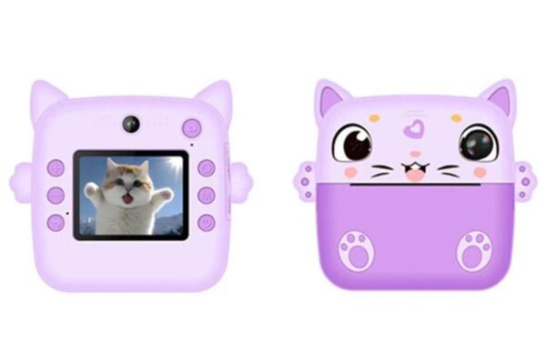 CÁMARA DIGITAL NIÑOS MINI IMPRESORA AUTOMÁTICA-JUEGOS-VIDEO